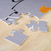 ピエロサキソホニストゴールデン葉ズジグソーパズル ジグソーパズル (側面)