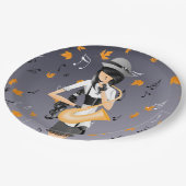 ピエロサクソポニストゴールデン離れズ ペーパープレート (アングル)