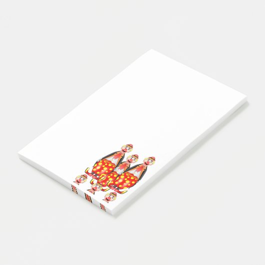 ピエロサーカスのメモ ポストイット (アングル)