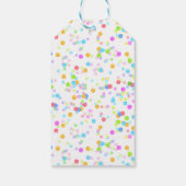 ピエロサーカス誕生日パーティパーソナライズされたー名 ギフトタグ (裏面)