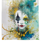 ピエロシャワーカーテン シャワーカーテン (正面)