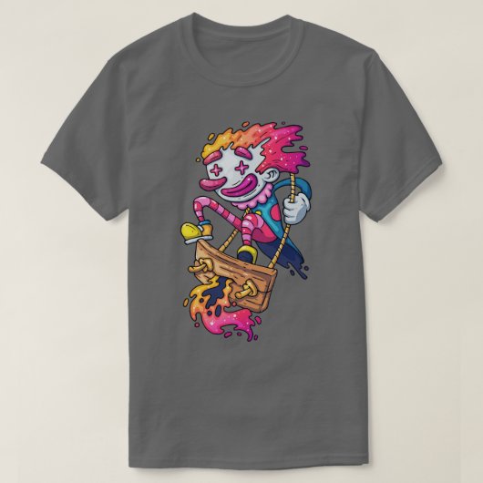 ピエロスイング明るい Tシャツ (デザイン正面)