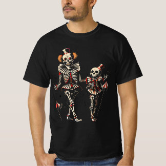 ピエロスケルトン少年少女ニューハロウィーン2023 Tシャツ