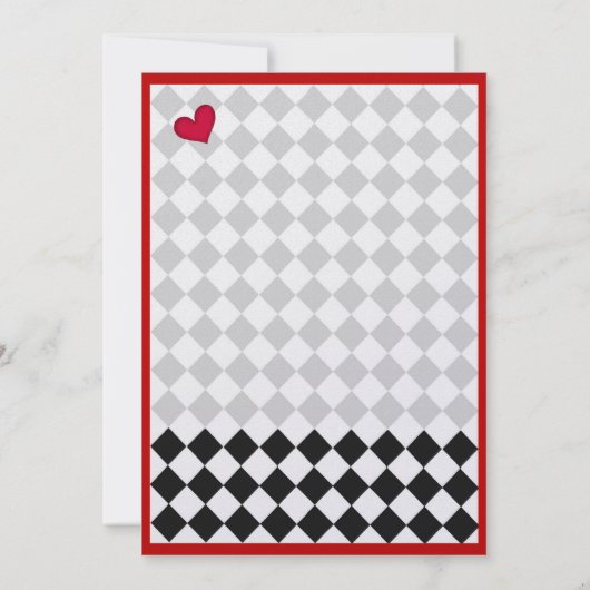 ピエロットマスカレード招待状 (裏面)