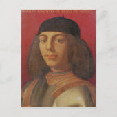 ピエロディロレンツォデメディチポートレート ポストカード (正面)