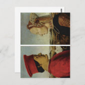 ピエロデッラフランチェスカバティスタスフォルツァフェデリコ ポストカード (正面/裏面)