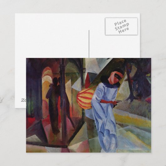 ピエロト, 1913 ポストカード (正面/裏面)