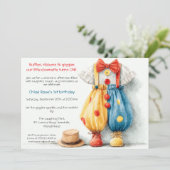 ピエロネットオートクチュール1st誕生日パーティー 招待状 (スタンド正面)