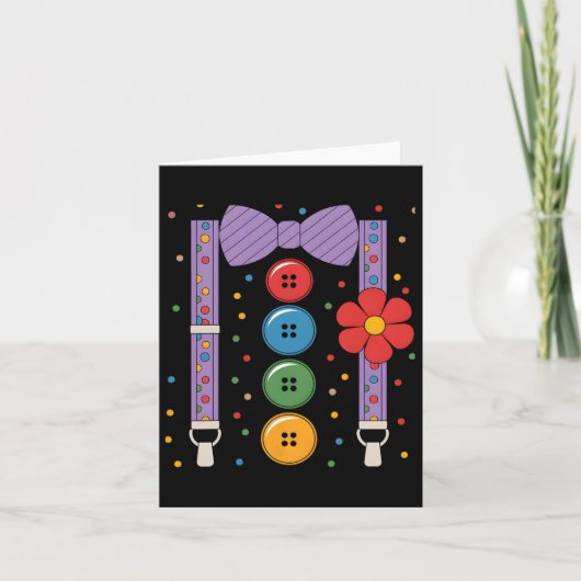 ピエロハロウィーンの衣装1 カード (正面)