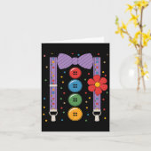 ピエロハロウィーンの衣装1 カード (黄色い花)