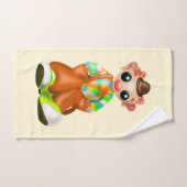 ピエロバスタオオルセットサーカス – あなたの色 バスタオルセット (ハンドタオル)