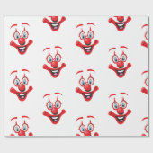 ピエロパターン ラッピングペーパー (フラット)