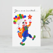 ピエロパーティの招待状 招待状 (スタンド正面)