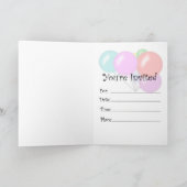 ピエロパーティの招待状- TBA 招待状 (内部)