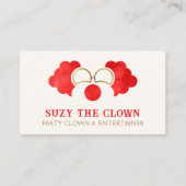 ピエロパーティー興行 名刺 (正面)