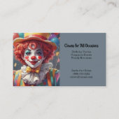 ピエロピエロ誕生日パーティー名刺 名刺 (正面)