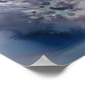 ピエロフィッシュアネモーンリーフウォータープリント ポスター (角)