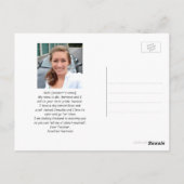 ピエロフィッシュ学生歓迎先生フォトカード ポストカード (裏面)