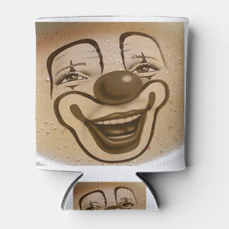 ピエロフォーム中の顔 缶クーラー