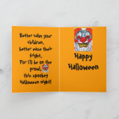 ピエロプロウリングハロウィンナイトカード カード (内部)
