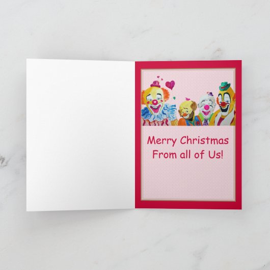 ピエロベアリングギフトクリスマスカード シーズンカード (内部)