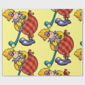 ピエロホッケー ラッピングペーパー (フラット)