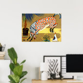 ピエロホース，サラマンドラ – Souza-Cardoso art ポスター (ホームオフィス)