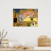 ピエロホース，サラマンドラ – Souza-Cardoso art ポスター (キッチン)