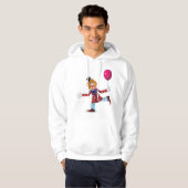 ピエロメンズフード付きスウェットシャツ パーカ (正面フル)