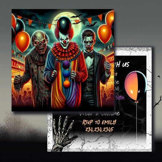 ピエロヴァンパイア&ゾンビハローウィンパーティ