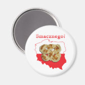 ピエロージスマッチネゴポーランドの地図 マグネット (正面/裏面)