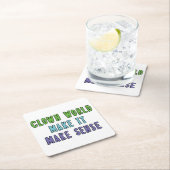 ピエロ世界 スクエアペーパーコースター (インサイチュ)