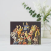 ピエロ事務所ユーモアサーカス法の会議3リング ポストカード (スタンド正面)