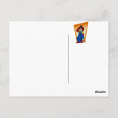 ピエロ付き子猫 ポストカード (裏面)