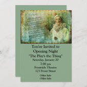 ピエロ俳優とソングシート 招待状 (正面/裏面)