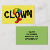 ピエロ児童芸人サーカス名刺 名刺 (正面/裏面)