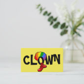 ピエロ児童芸人サーカス名刺 名刺 (スタンド正面)