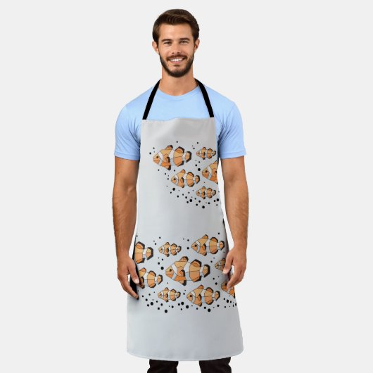 ピエロ前掛 エプロン (着用した状態)