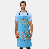 ピエロ前掛 エプロン (着用した状態)