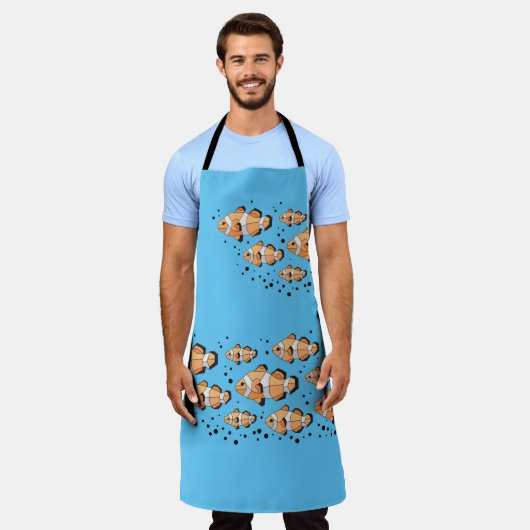 ピエロ前掛 エプロン (着用した状態)