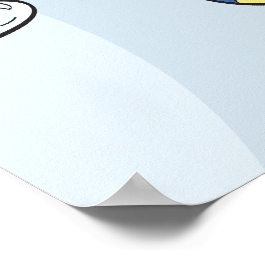 ピエロ吹の気泡 ポスター (角)