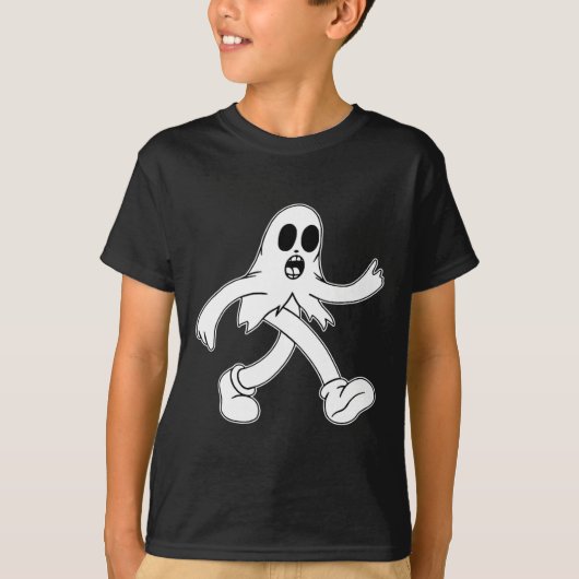 ピエロ幽霊シート幽霊 Tシャツ (正面)