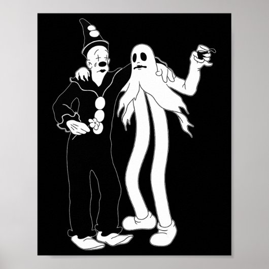 ピエロ幽霊 ポスター (正面)