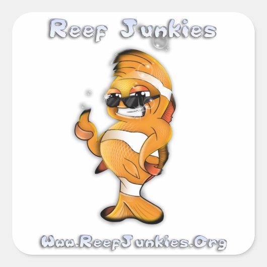 ピエロ広場ステッカー スクエアシール (正面)