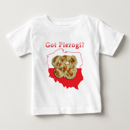ピエロ得グポーランドの地図 ベビーTシャツ (正面)