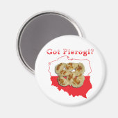 ピエロ得グポーランドの地図 マグネット (正面/裏面)