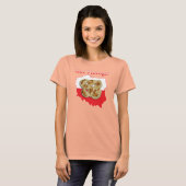 ピエロ得グポーランドの地図 Tシャツ (正面フル)