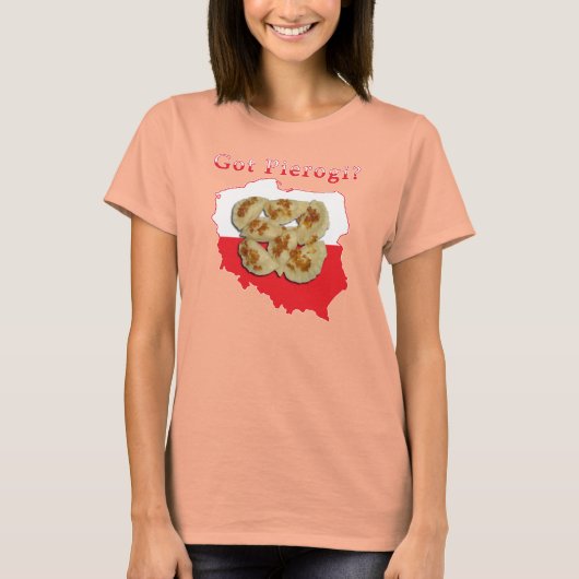 ピエロ得グポーランドの地図 Tシャツ (正面)