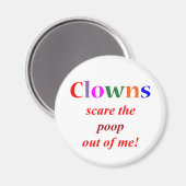 ピエロ恐怖症 マグネット (正面/裏面)