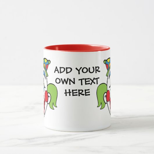 ピエロ文字 マグカップ (中央)